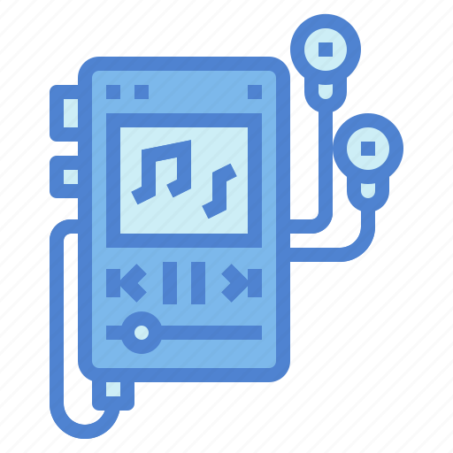 Earphones, multimedia, music, player, technology icon - Download on Iconfinder