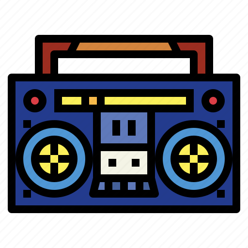 Boombox, music, radio, sound icon - Download on Iconfinder