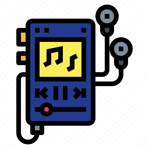 Earphones, multimedia, music, player, technology icon - Download on Iconfinder