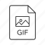gif document, gif file, gif file icon, gif format, gif icon, graphics interchange format, graphical interchange format file 