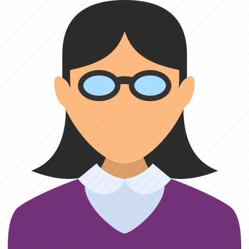 Schoolchild, student, user, woman icon - Download on Iconfinder