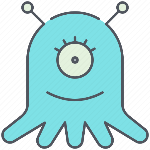 Alien, extraterrestrial, monster, scary, space, ufo, visitor icon - Download on Iconfinder