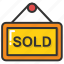 property sold, sold, sold board, sold out, sold signboard 