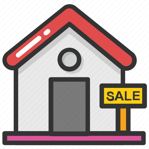 Estate sign, house for sale, house sale info, property sale, real estate icon - Download on Iconfinder