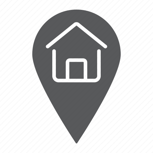 Estate, home, location, map, pin, pointer, real icon - Download on Iconfinder
