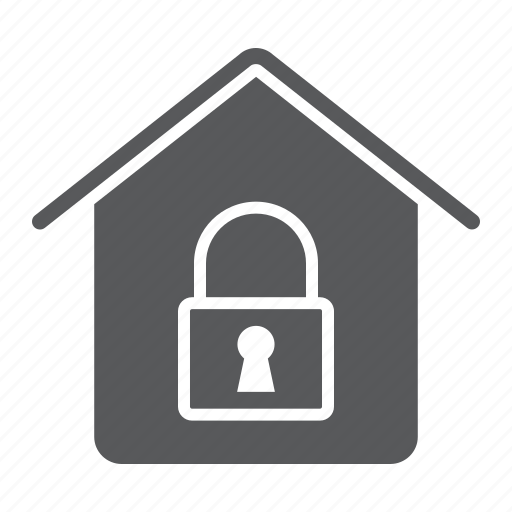 Estate, home, lock, padlock, real, safe, security icon - Download on Iconfinder