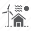 ecology, electricity, estate, home, house, real, windmill 