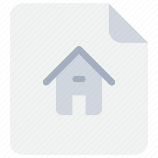 Document, file, property, real estate, residential icon - Download on Iconfinder