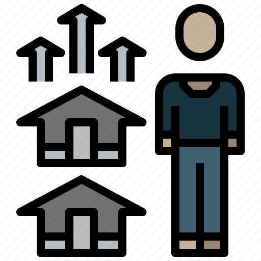 Buildings, construction, estate, home, house, property, real icon - Download on Iconfinder
