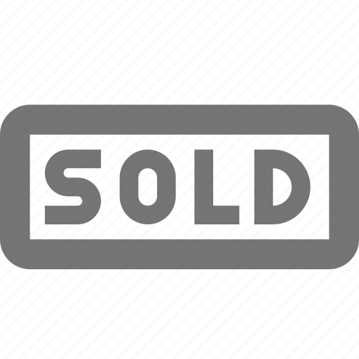 Sign, sold, real estate, building, property, sell icon - Download on Iconfinder