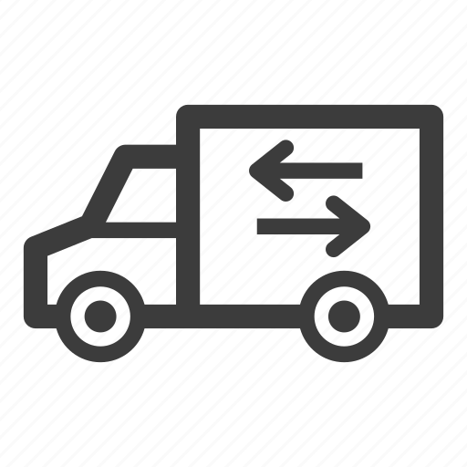 House moving, logistics, move, real estate, relocation, truck icon - Download on Iconfinder