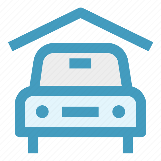 Car, car garage, car porch, garage, porch, transport, vehicle icon - Download on Iconfinder