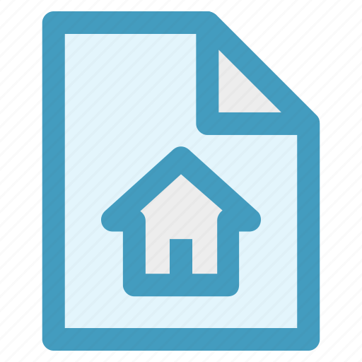 Business, documents, file, format, home, house, paper icon - Download on Iconfinder