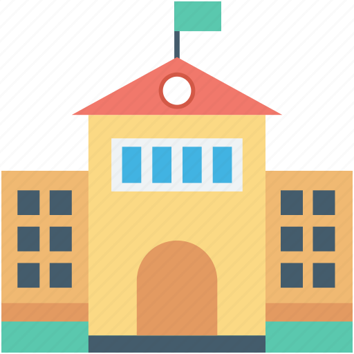 Building, real estate, school, school building, university icon - Download on Iconfinder