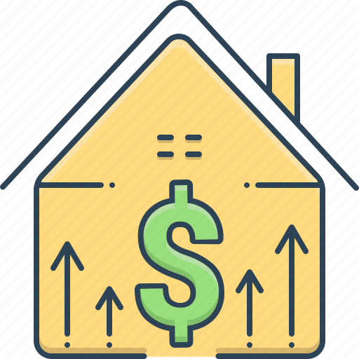 Accumulation, mortgage price, price, property, property price icon - Download on Iconfinder