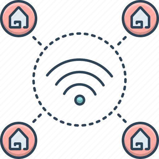 Connection, home, house, network, wifi, wifi home icon - Download on Iconfinder