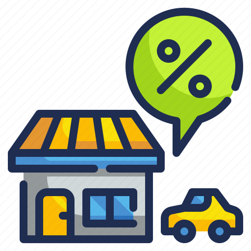 Discount, house, percentage, property, sale icon - Download on Iconfinder