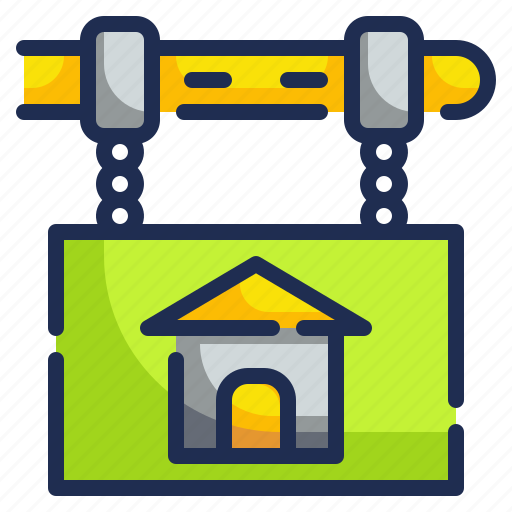 House, property, sale, sign, signaling icon - Download on Iconfinder