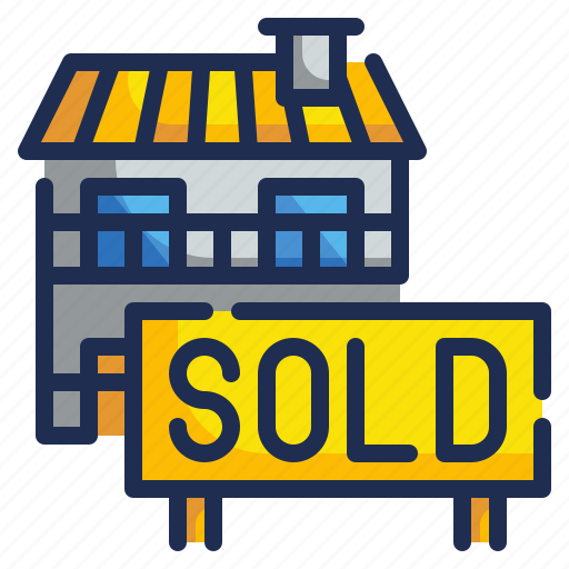 Architecture, buildings, house, property, sold icon - Download on Iconfinder