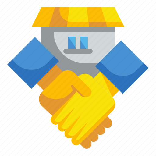 Deal, handshake, house, property icon - Download on Iconfinder