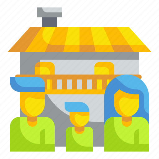 Architecture, family, home, house, persons icon - Download on Iconfinder
