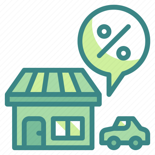 Discount, house, percentage, property, sale icon - Download on Iconfinder