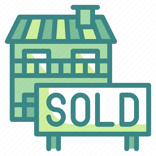 Architecture, buildings, house, property, sold icon - Download on Iconfinder