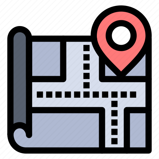 Estate, location, map, real icon - Download on Iconfinder