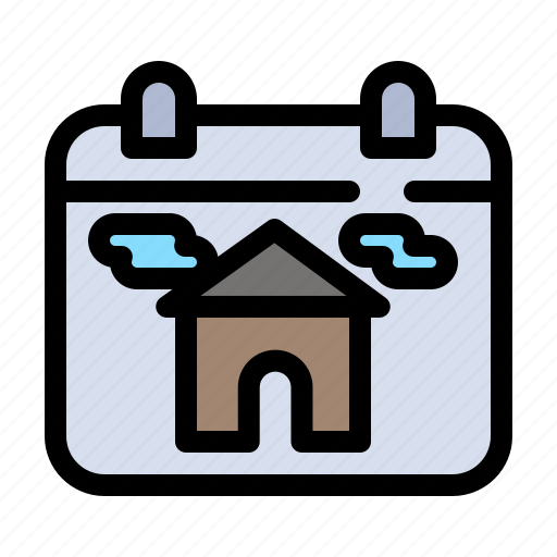 Calendar, estate, home, house, real icon - Download on Iconfinder