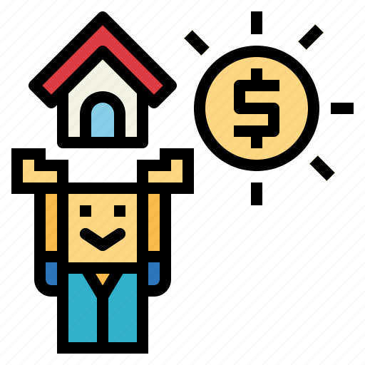 Agent, estate, house, real, seller icon - Download on Iconfinder