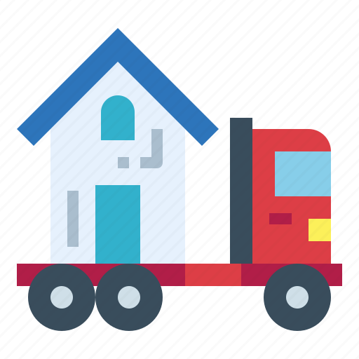 Delivery, house, logistics, truck icon - Download on Iconfinder