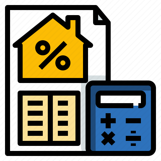Financial, house, installment, loan, mortgage, refinance, tax icon - Download on Iconfinder