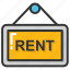 for rent, house for rent, realty sign, rent signboard, renting 