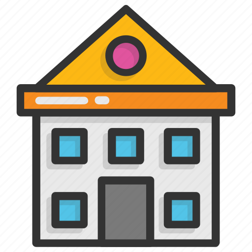 Building, high school, institute, real estate, school icon - Download on Iconfinder