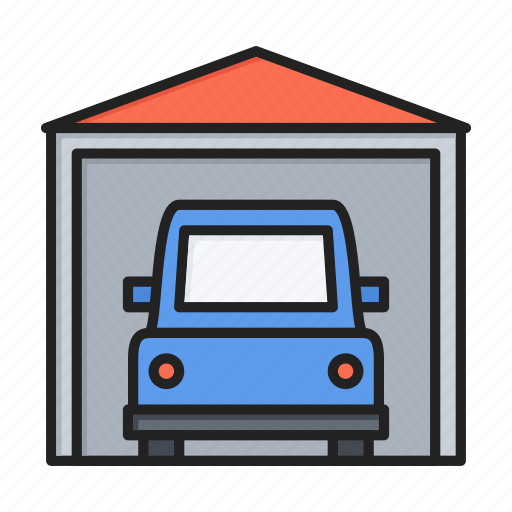 Car, garage, porch, vehicle icon - Download on Iconfinder