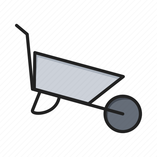 Construction, empty, tool, wheelbarrow icon - Download on Iconfinder