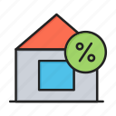 house, percentage, persent, real, sale