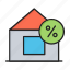 house, percentage, persent, real, sale 