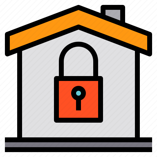 Building, house, key, lock icon - Download on Iconfinder
