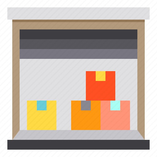Box, building, delivery, package, warehouse icon - Download on Iconfinder