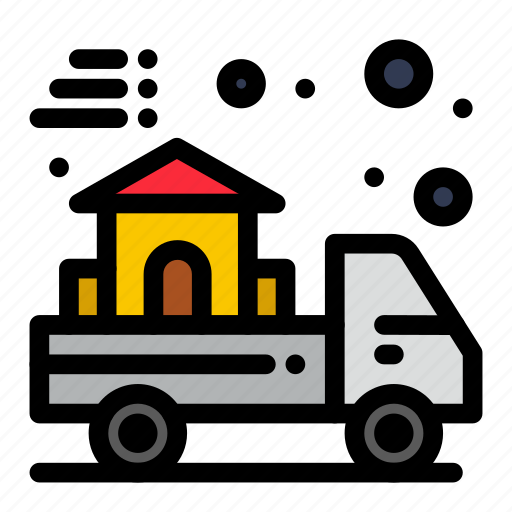 Delivery, estate, home, real icon - Download on Iconfinder