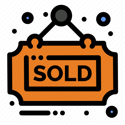 Estate, real, sign, sold icon - Download on Iconfinder