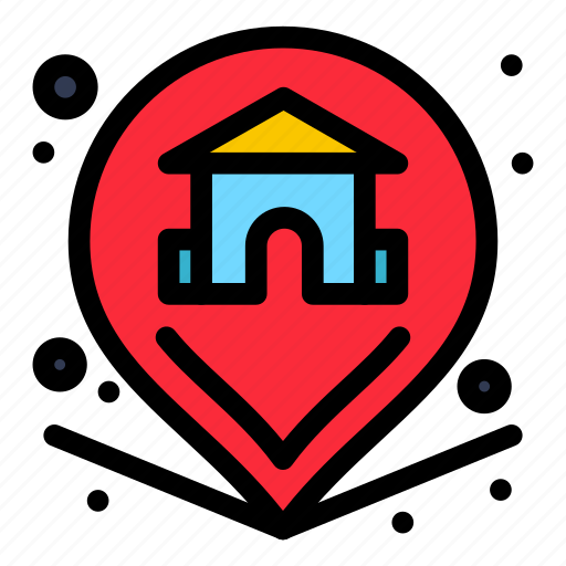 Home, location, pin, property icon - Download on Iconfinder