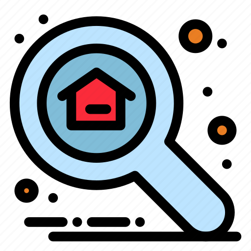 Apartment, explore, property, search icon - Download on Iconfinder