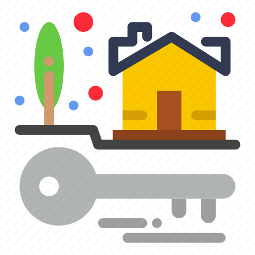 Estate, house, keys, property, real icon - Download on Iconfinder
