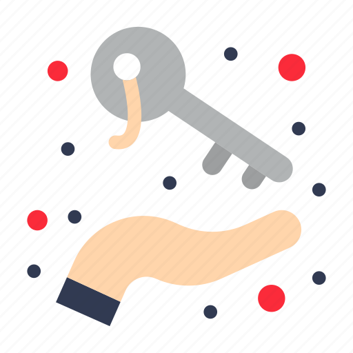Growing, hand, holding, keys, wealth icon - Download on Iconfinder