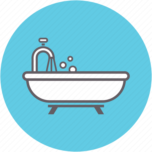 Bath, bathroom, tub, bathtub, restroom, shower icon - Download on Iconfinder