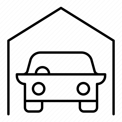 Car, residential, property, real estate, house icon - Download on Iconfinder