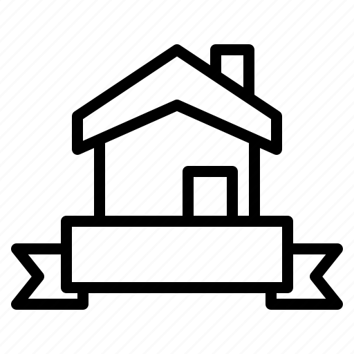 House, building, property, banner, real estate icon - Download on Iconfinder