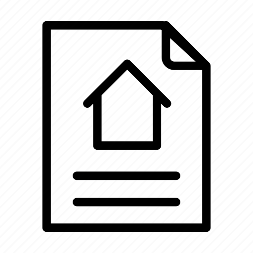 House, home, document, file, paper icon - Download on Iconfinder